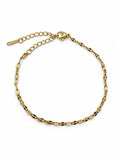 Crimp Link Chain Bracelet