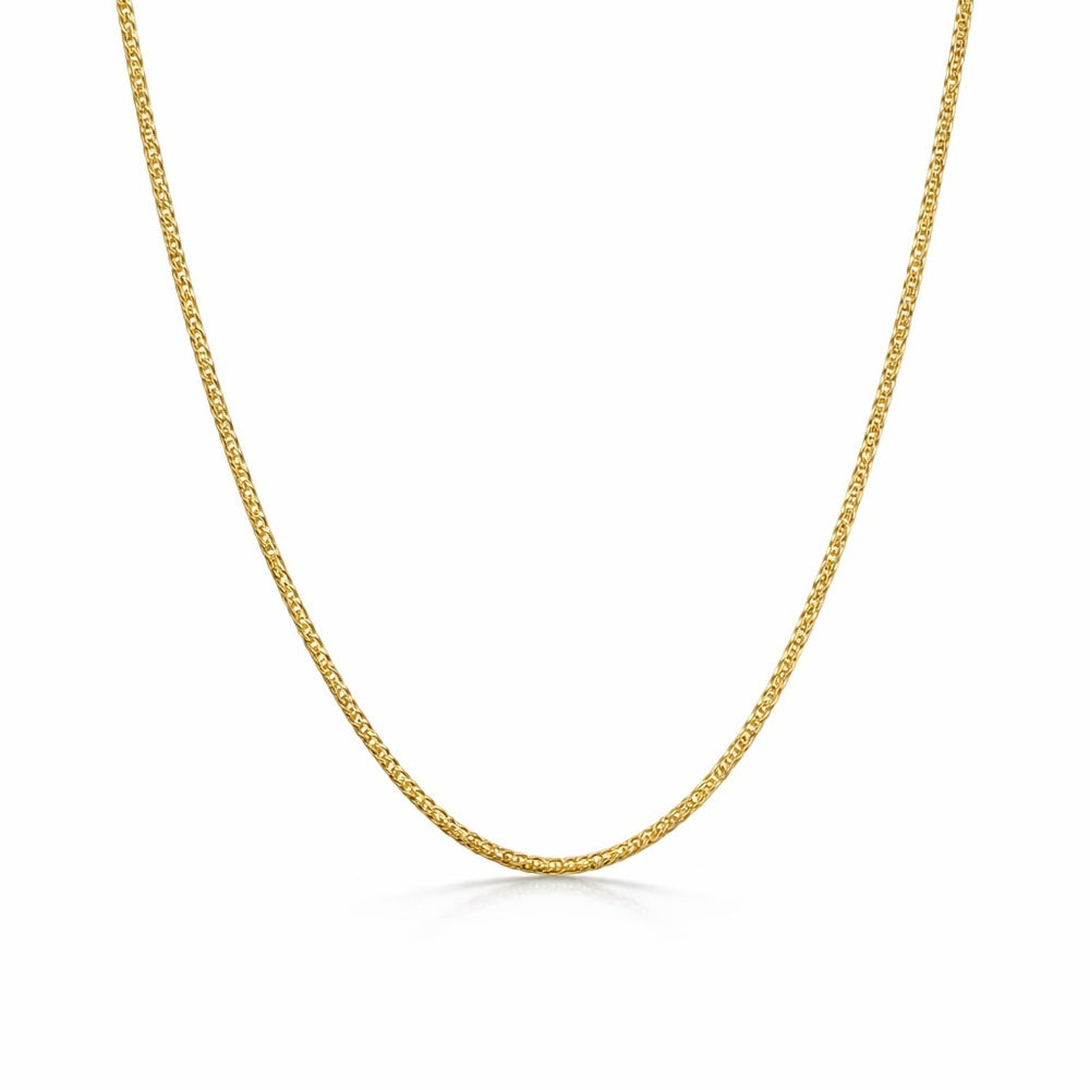S925 Wheat Chain | Gold | Adjustable