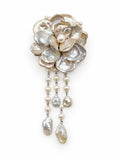 Princess Freshwater Pearl Brooch-Hairclip RL5