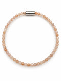 Peach Moonstone Magnetic Bracelets/Extenders 7”