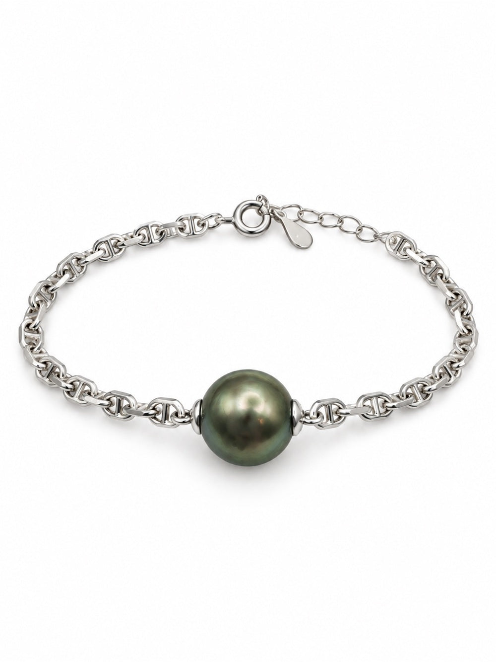 Tahitian Pearl Gucci Mariner Link Bracelet 2