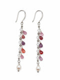 Dream Silver Dangle Drop Chain Earrings