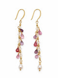 Romantic Gold Dangle Drop Chain Earrings