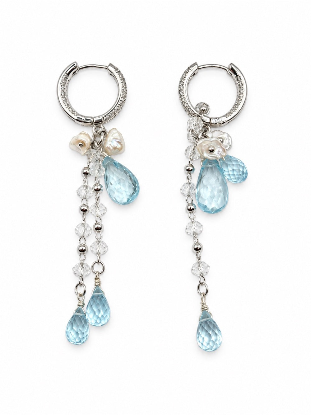 Whisper Tide Dangle Earrings