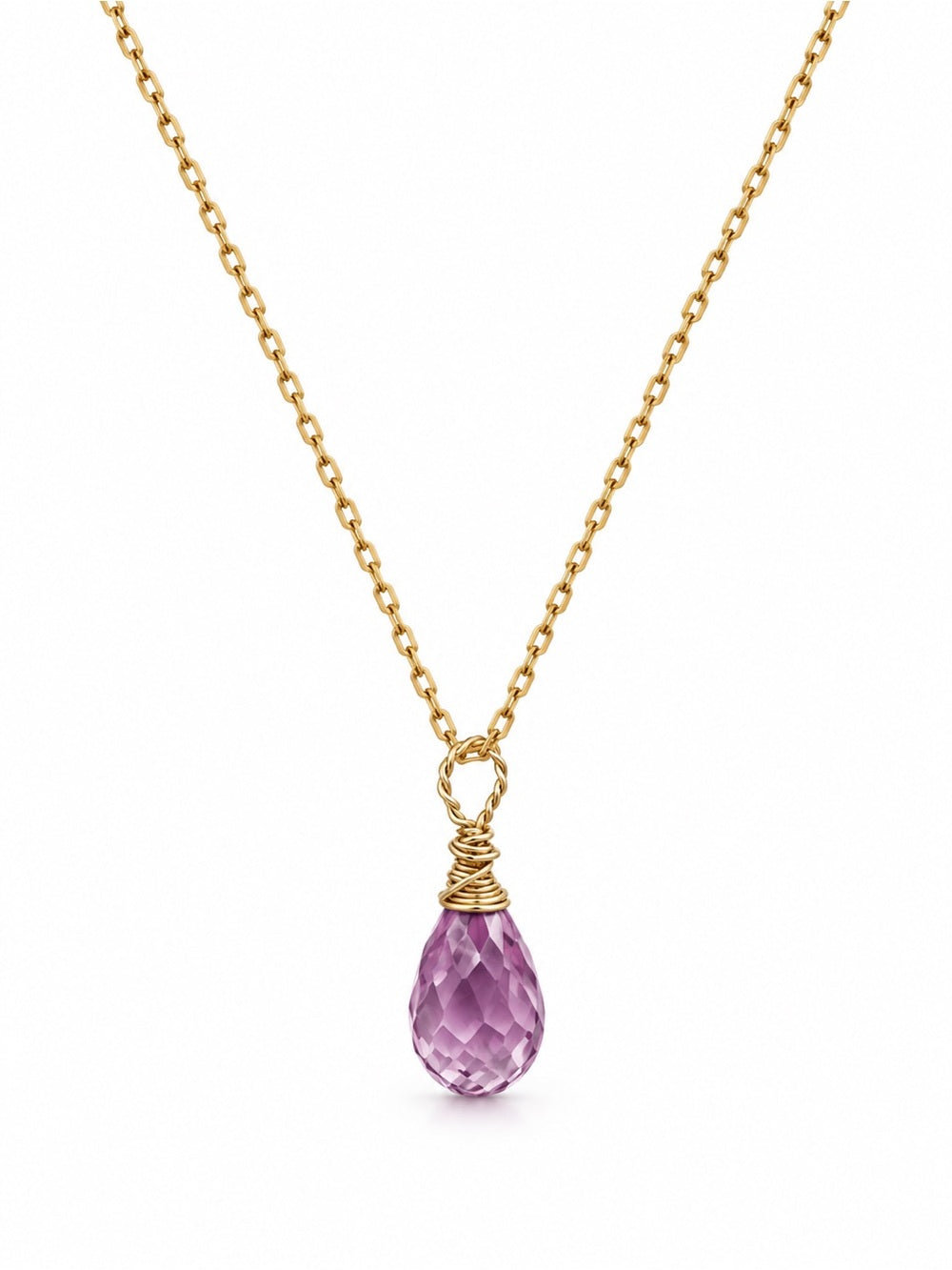 AWN61 Padparascha Sapphire Necklace