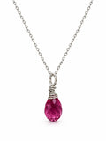 AWN63 Padparadscha Sapphire Necklace
