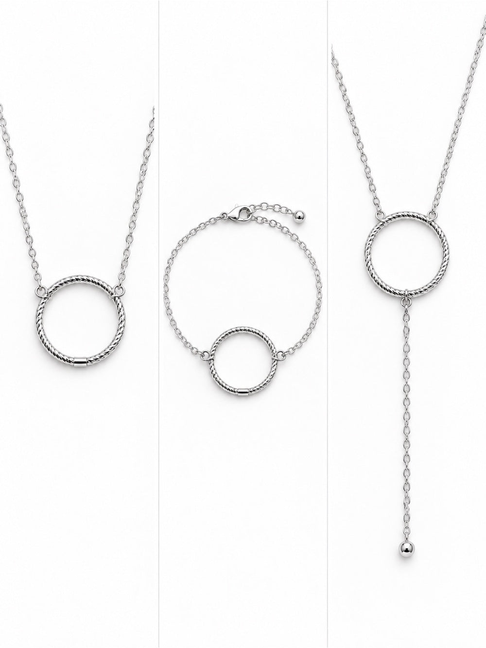 Sparkle Wire Circle Charm Link - Custom Made to Order