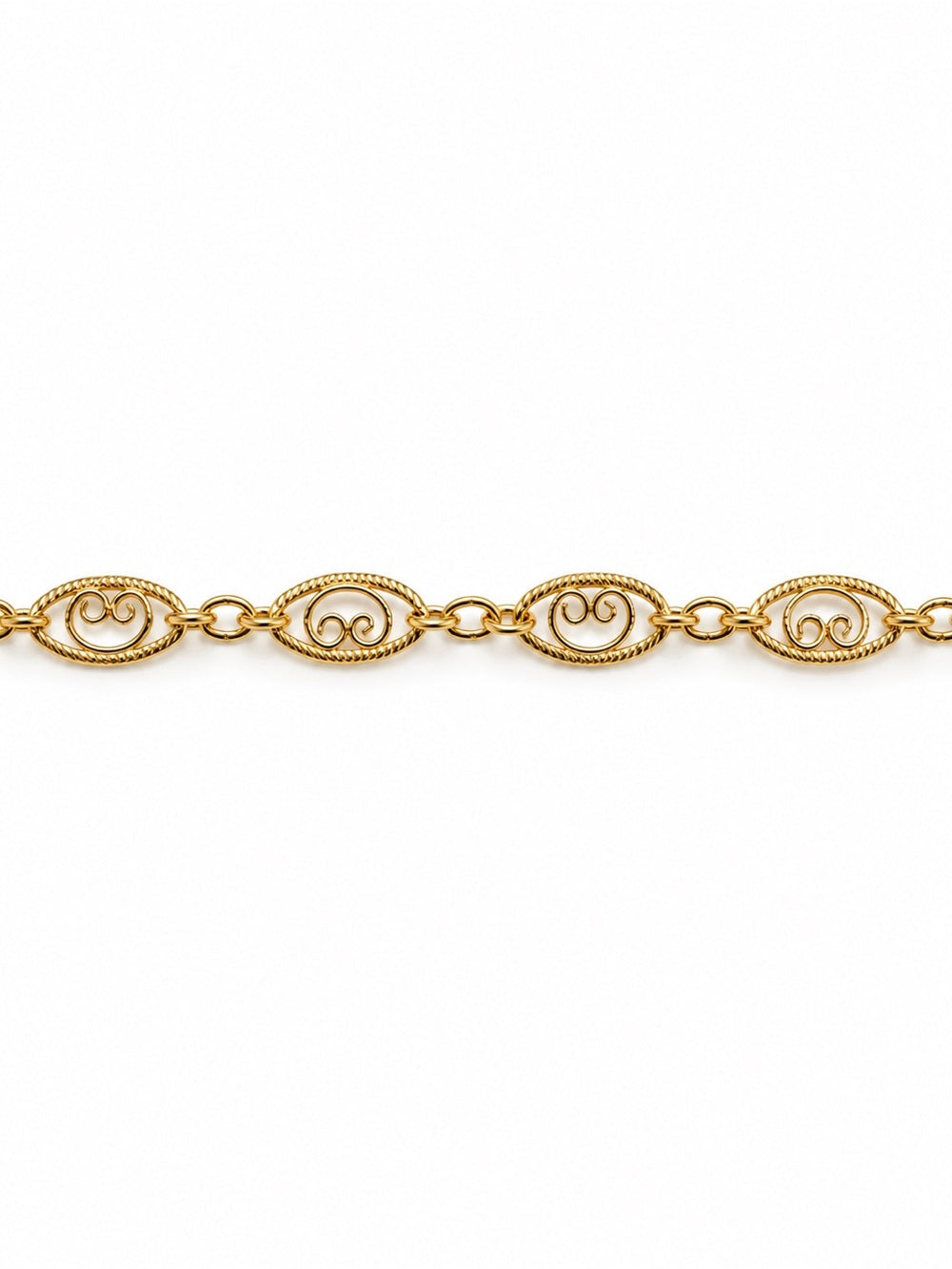 Muse Scroll 14k GF Necklace / Bracelet / Anklet Made to Order