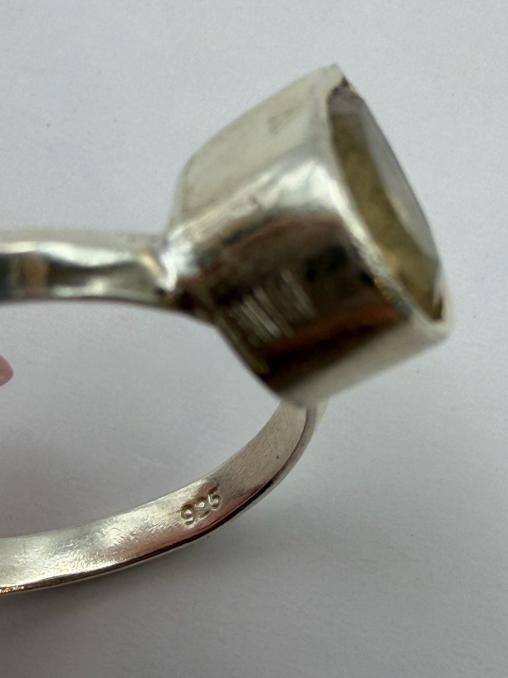 Citrine Teardrop Ring