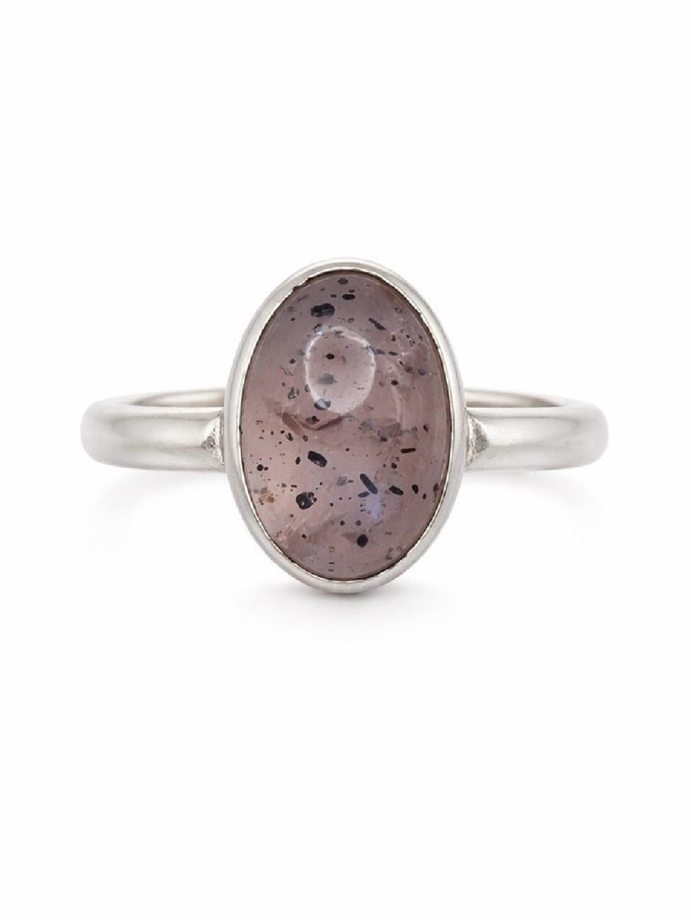Dotted Rose Quartz Ring