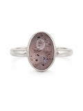 Dotted Rose Quartz Ring