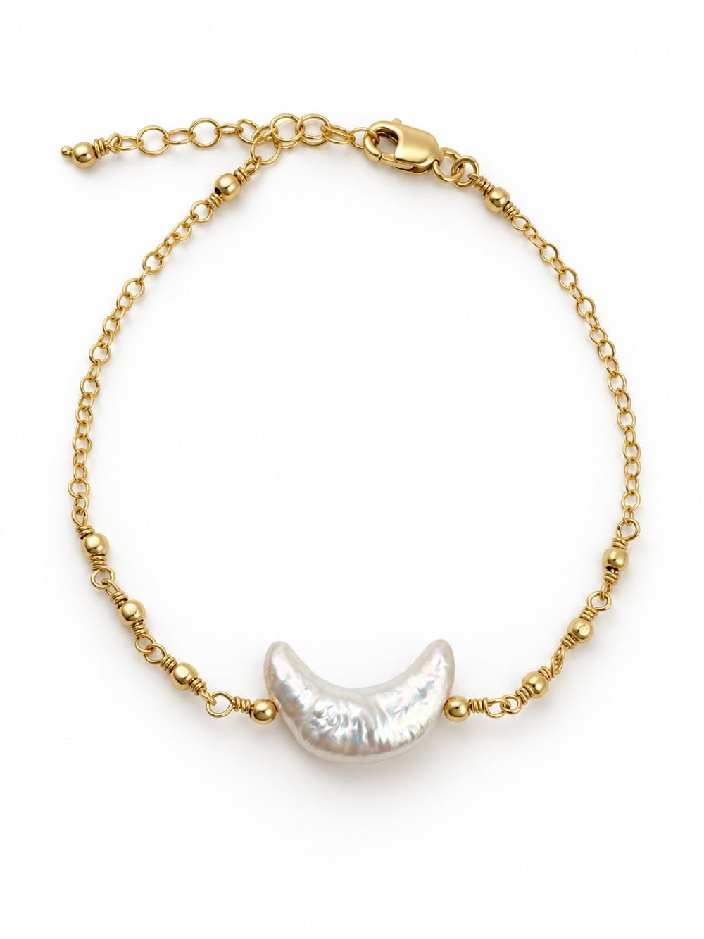 Freshwater Moon Gold Filled Bracelet