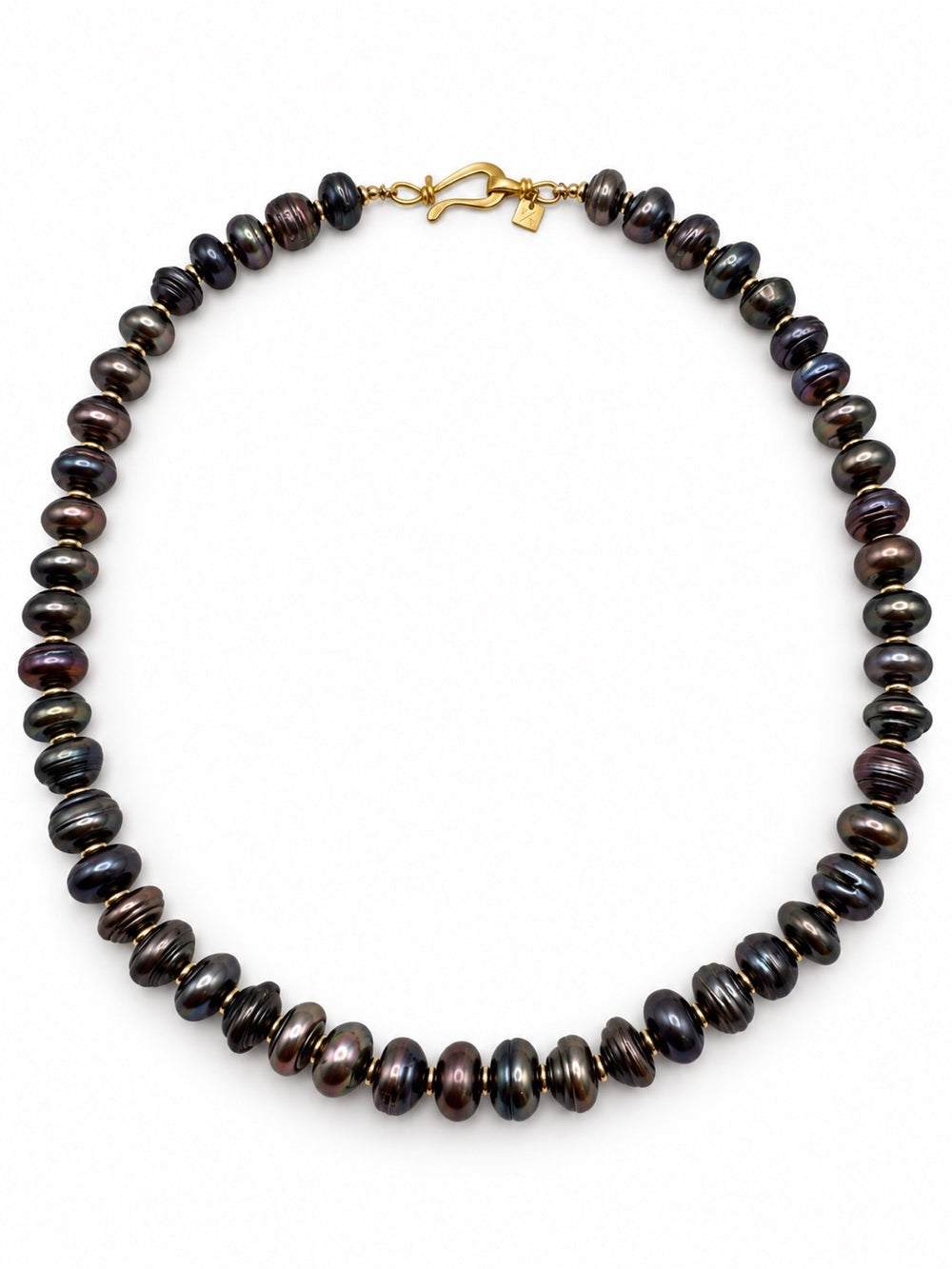 Midnight Tide Pearl Handmade Necklace