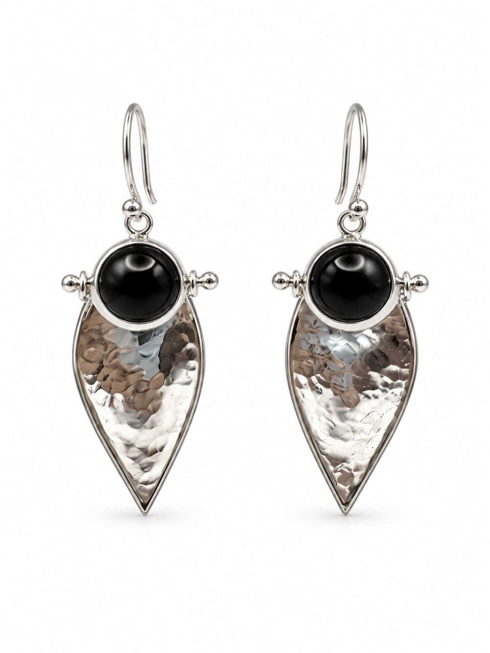 S925 Onyx Arrow Earrings
