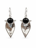 S925 Onyx Arrow Earrings