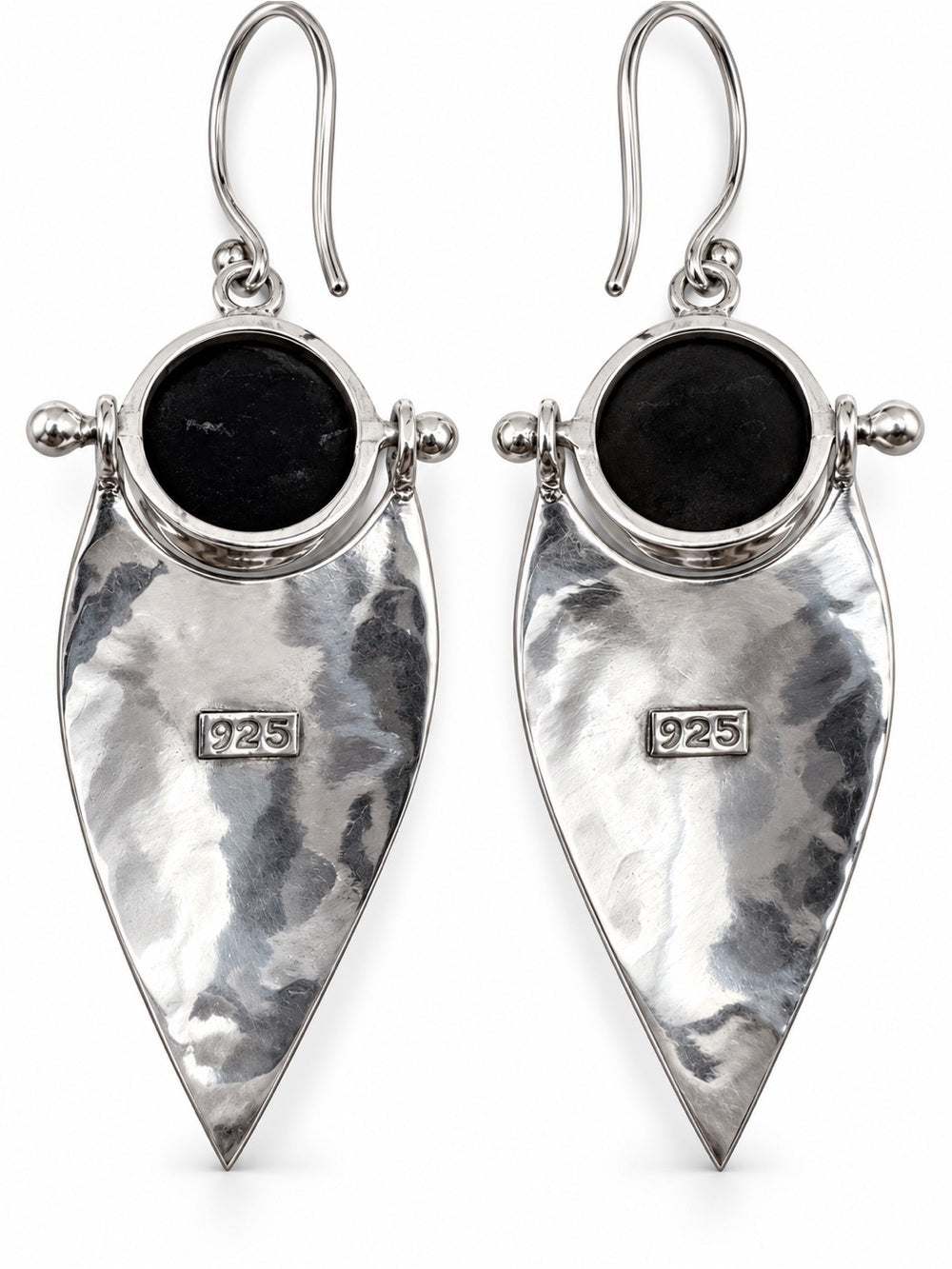 S925 Onyx Arrow Earrings