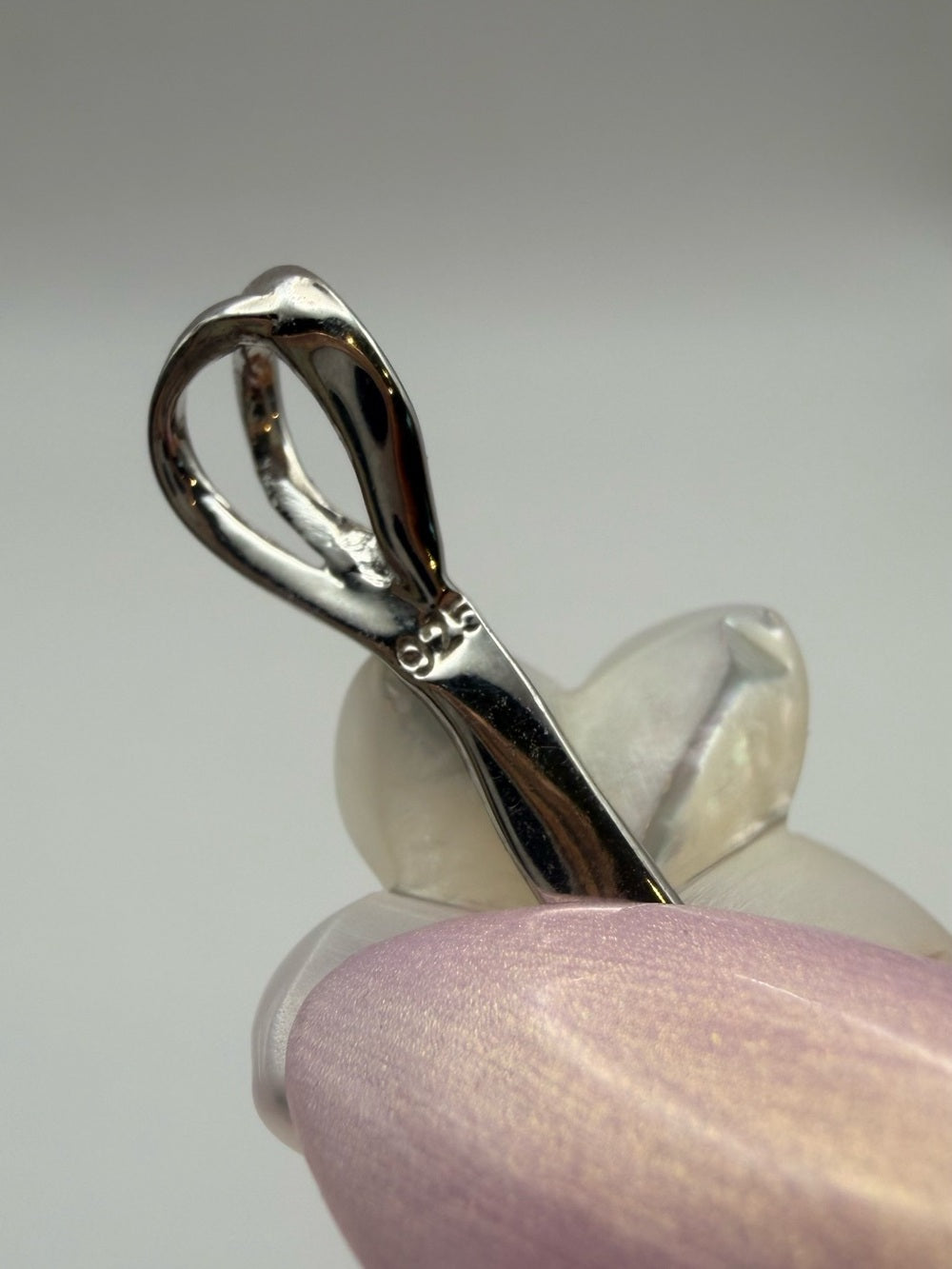 S925 Mother of Pearl and Freshwater Pearl Flower Pendant