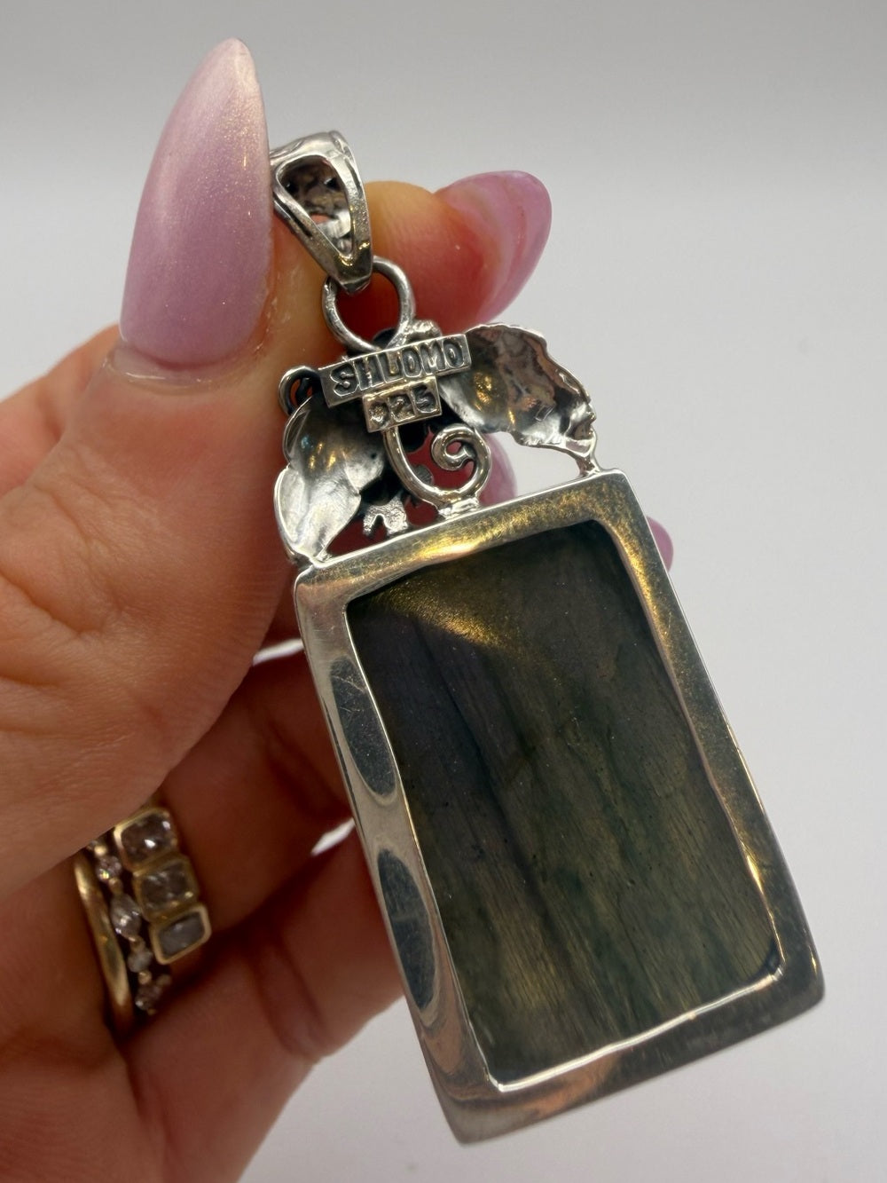 S925 Labradorite Pendant