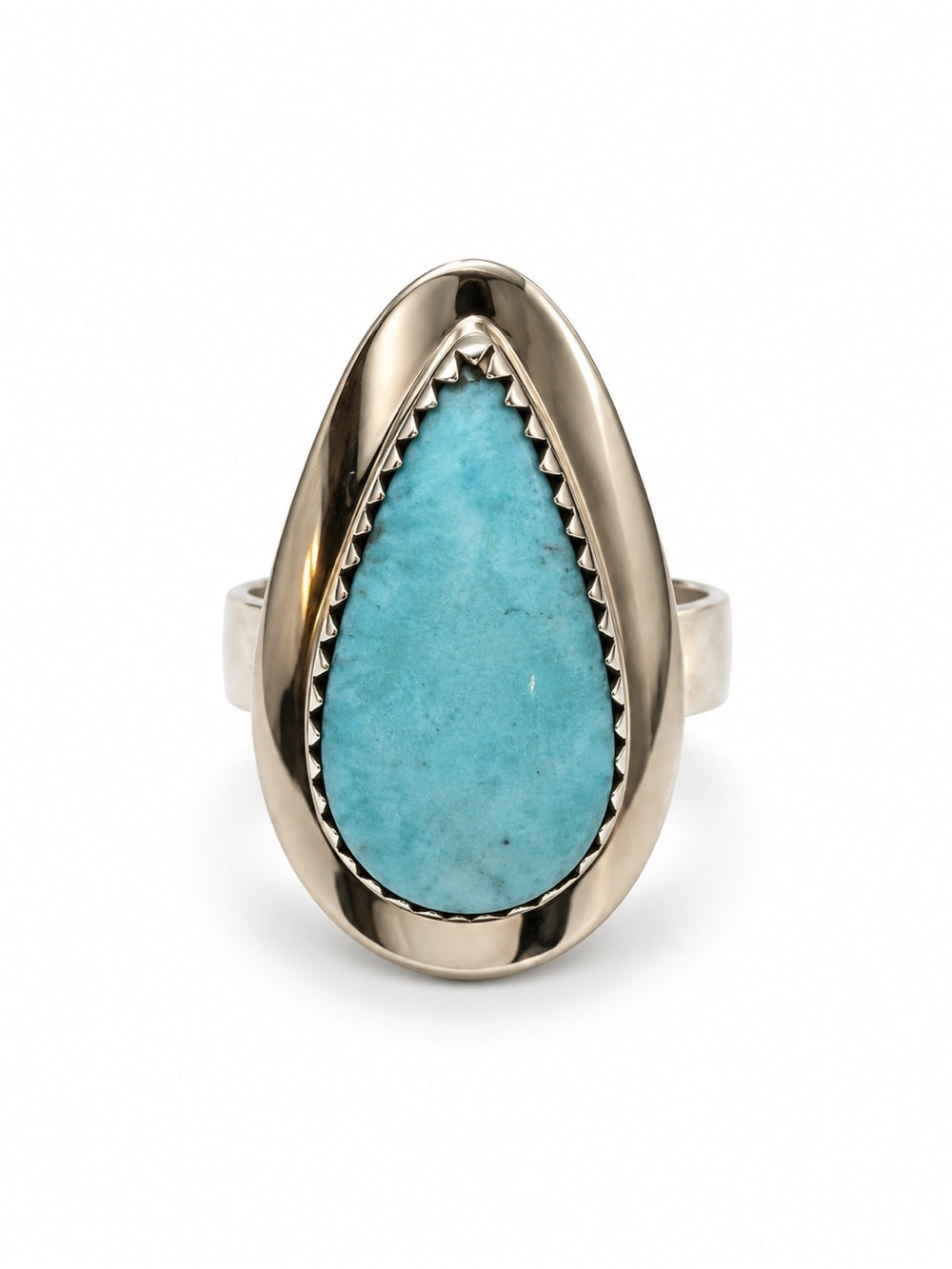 Larimar Large Teardrop S925 Ring