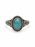 Braided Swirl Larimar S925 Ring