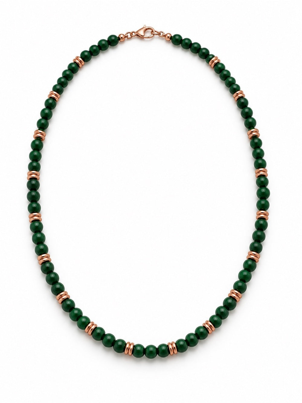 Green Agate Gemstone Necklace