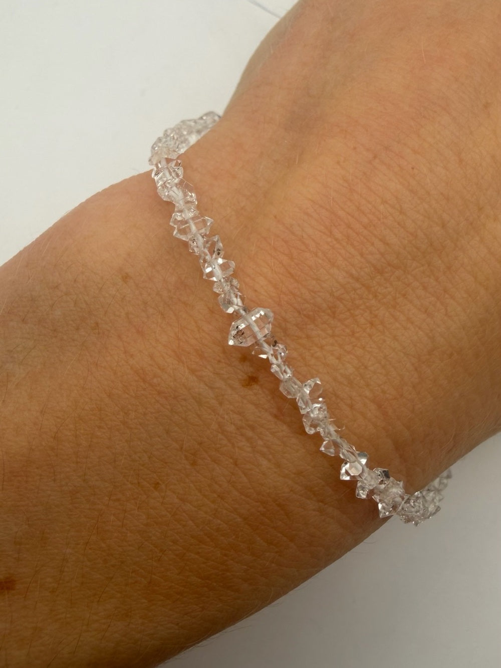 Micro Herkimer Diamond Necklace / Bracelet / Anklet | Made to Order