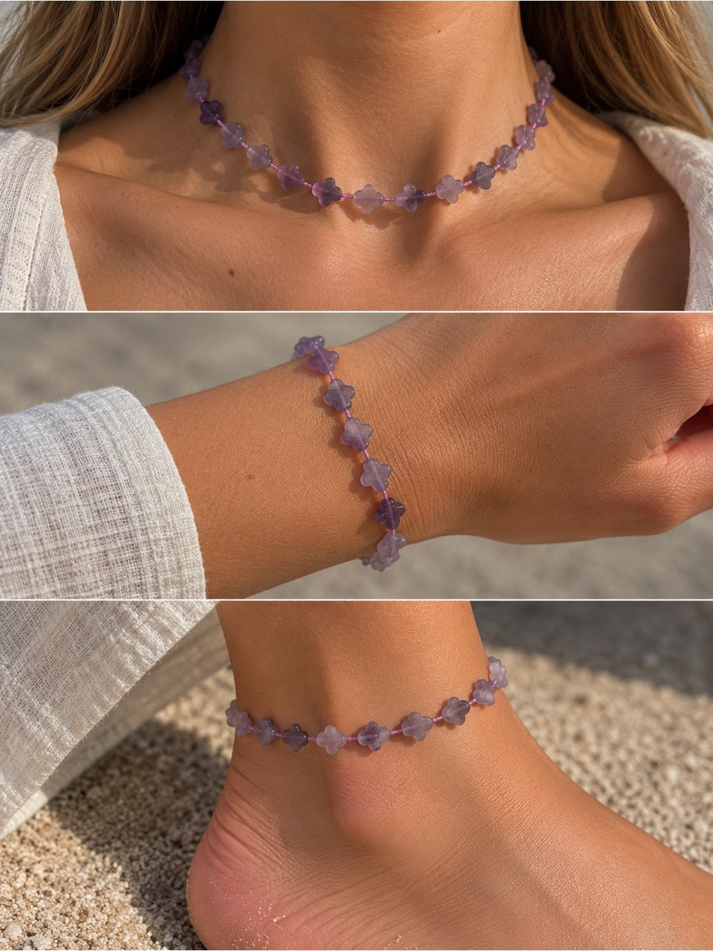 Lepidolite Necklace / Bracelet / Anklet | Made to Order