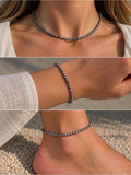 Silver Hematite Necklace / Bracelet / Anklet | Made to Order