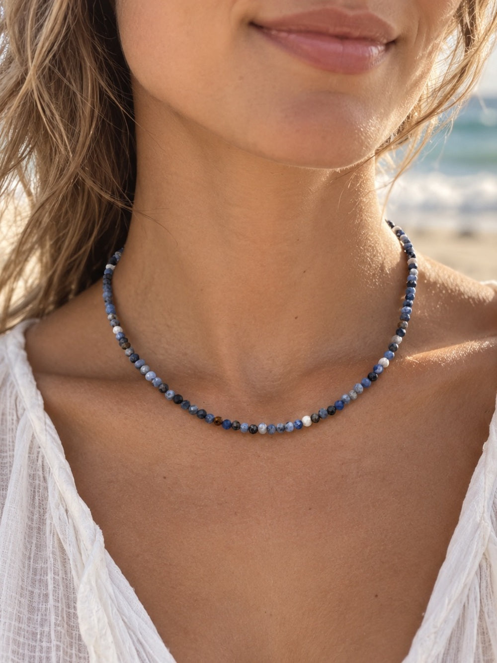 Sodalite Gemstone Necklace