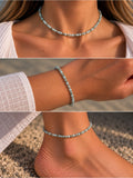 Larimar Necklace / Bracelet / Anklet | Made to Order